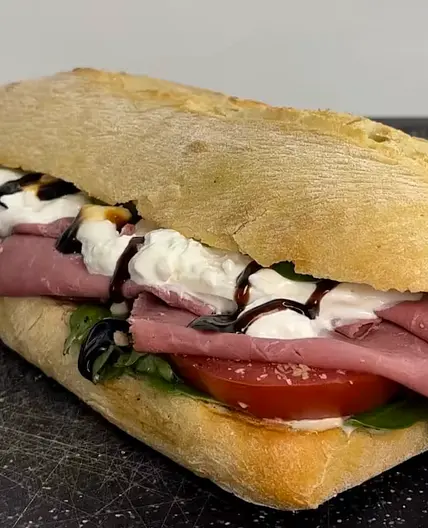 Pastrami Burrata Sandwich