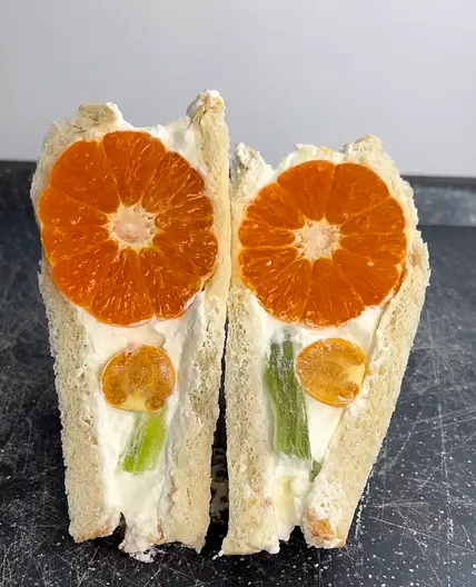 Sandwiches rund um die Welt | Fruit Sando - Japan