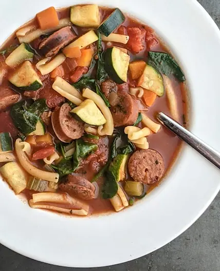 Italian Chicken Sausage Soup