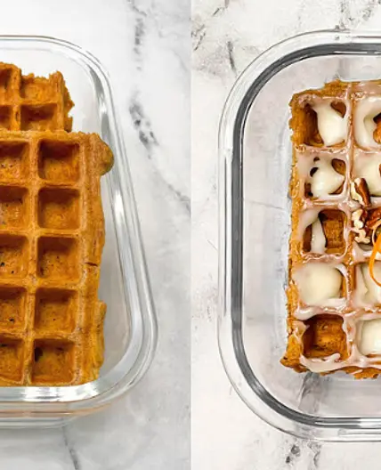 WWL Carrot Cake Waffles