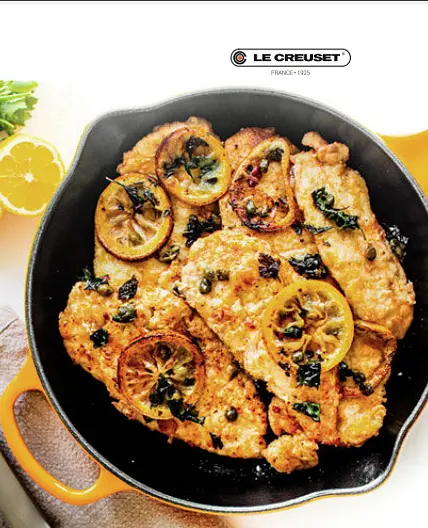 Pan-Fried Schnitzel with Fried Lemons and Capers