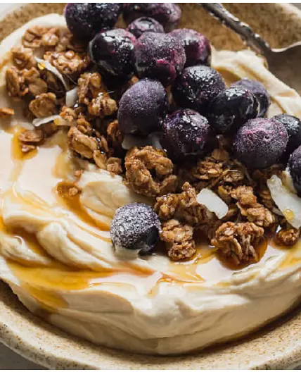 Whipped Peanut Butter Yogurt Bowl