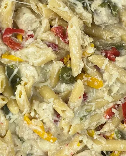 Pepper Bell and Mozzarella Penne ❤️