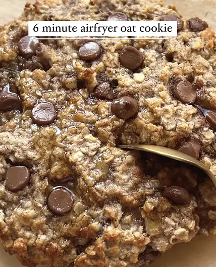 Air fryer oat cookies