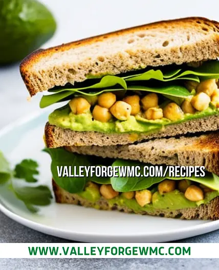Avocado Hummus Sandwich