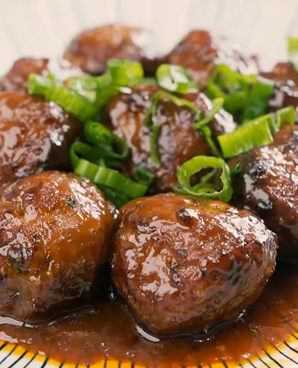 猪肉糖醋丸子 Pork Sweet and Sour Meatballs