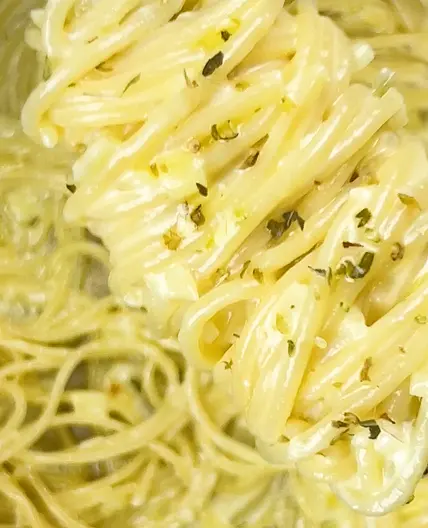 Pasta with Parmesan Cream