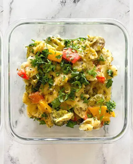 WWL - Pesto Dump and Bake Pasta