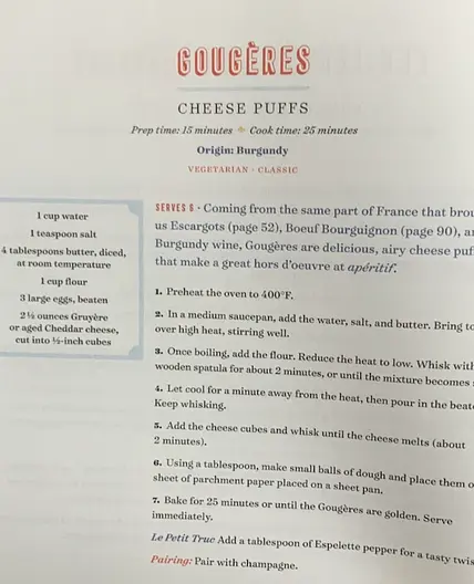 Gougères