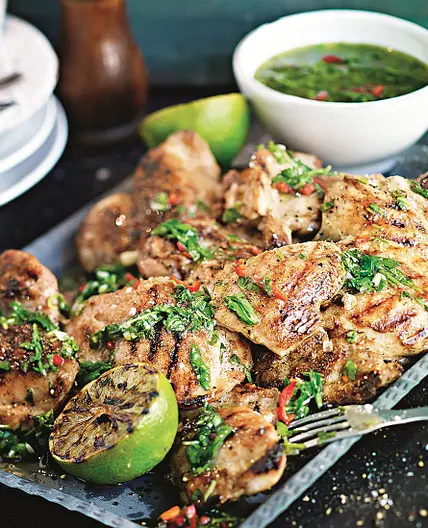 Kycklinglårfilé med chimichurri