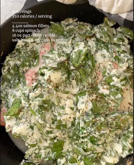Salmon florentine