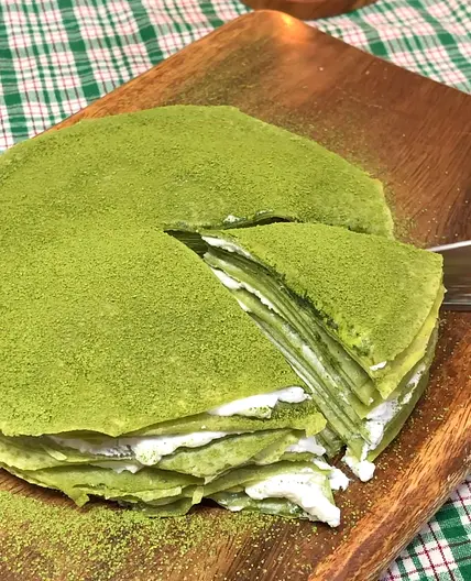 Matcha Crepe Cake