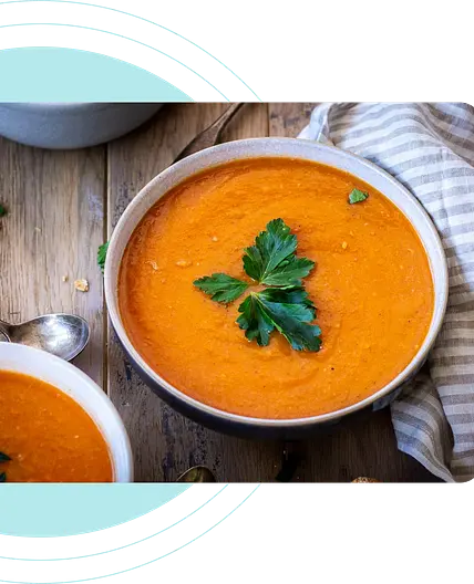 Carrot-Ginger Soup with Bone Broth and Turmeric