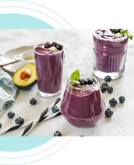 Gut Healing Blueberry Smoothie