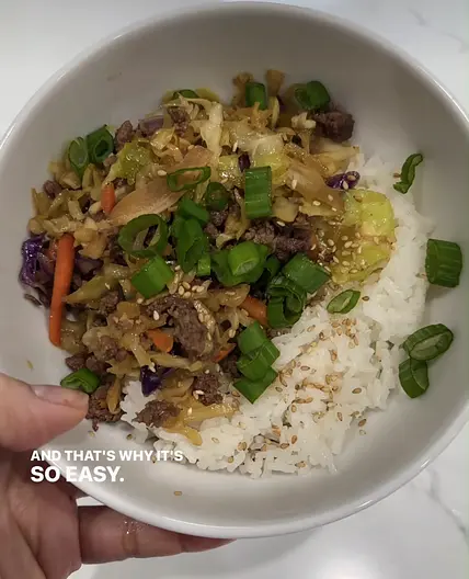 Easy Egg Roll in a Bowl