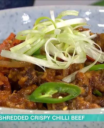 Gok Wan's shredded crispy chilli beef