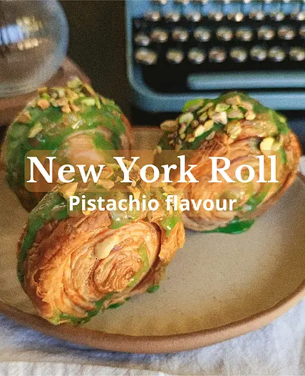 Glutten free New York roll - pistachio