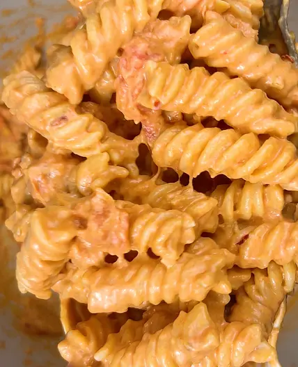 Tomato Cream Pasta with Fusilli 🍝