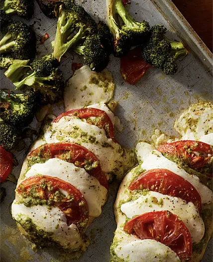 Hasselback Caprese Chicken
