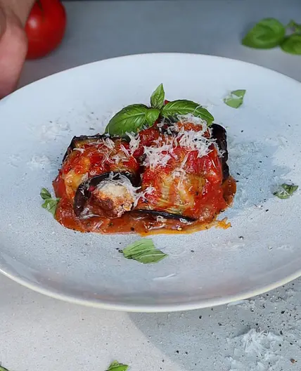 Vegan Eggplant Rollatini