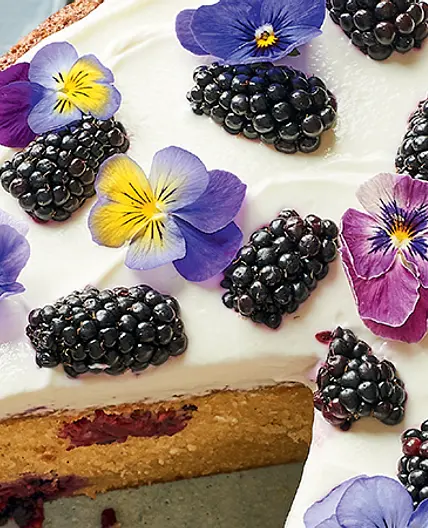 Blackberry Pound Cake
