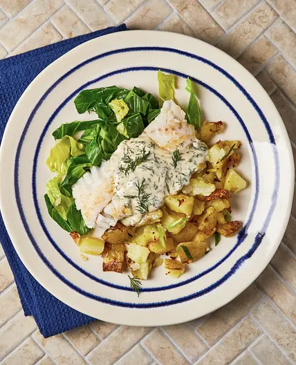Cod & Herby Cheat's Hollandaise