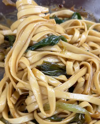 Spring Onion Noodles