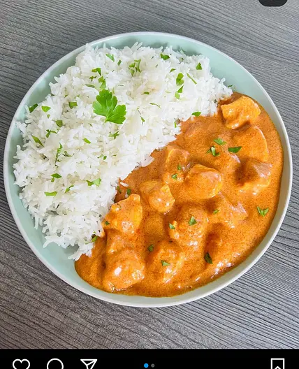 Butter Chicken mit Reis