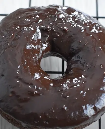Oven Baked Chocolate Donuts