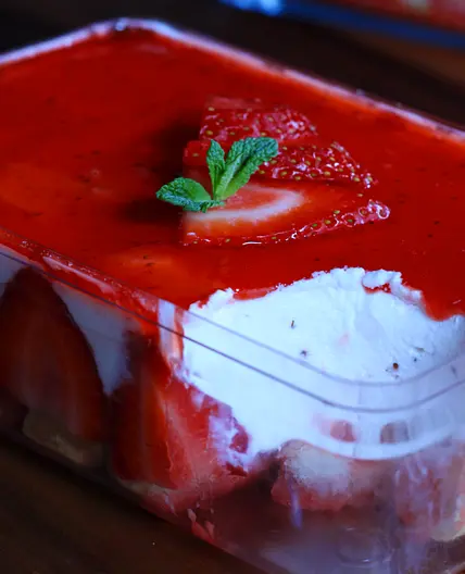 Delicious strawberry Tiramisu