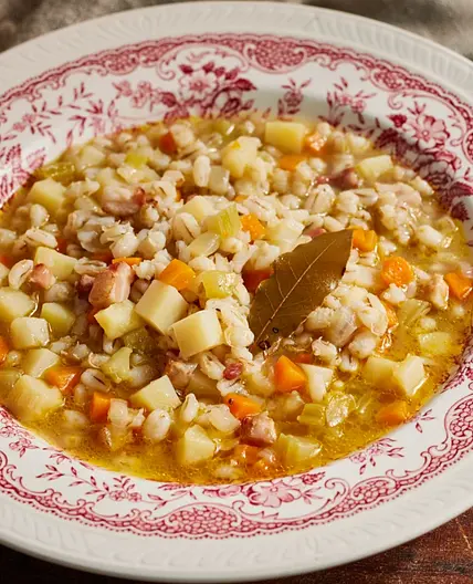 Tyrolean barley soup