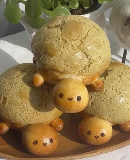 Matcha Turtle Buns 🐢
