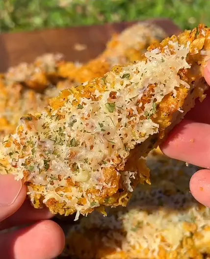 Low Calorie Garlic Parmesan Tender