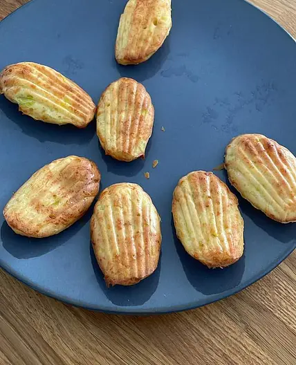 Madeleines poireaux emmental - DME dès 6 mois