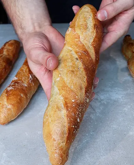 Easy French Baguettes (no special equipment required!)