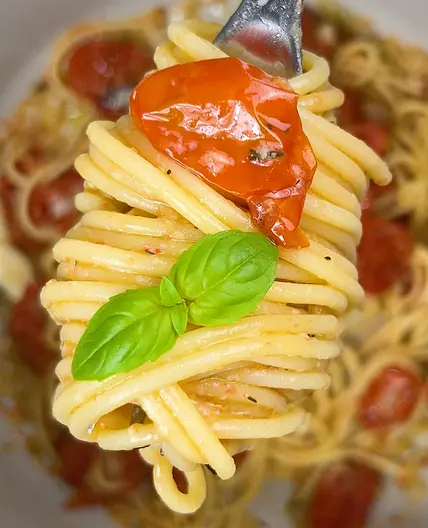Roasted Cherry Tomato Pasta ❤️