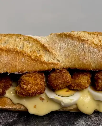 Fischstäbchen Sandwich