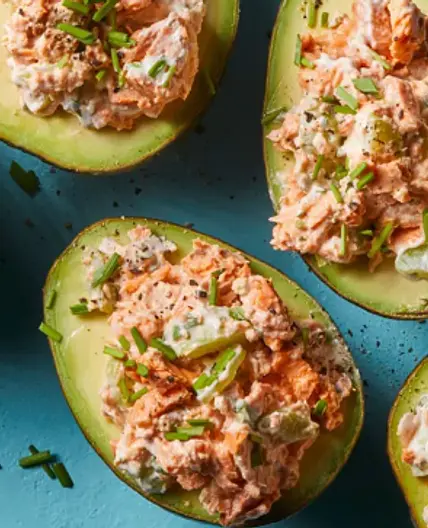 Salmon-Stuffed Avocados