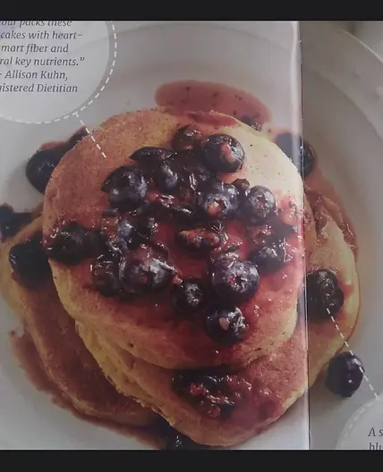 Whole-Grain Lemon Blueberry Ricotta Pancakes