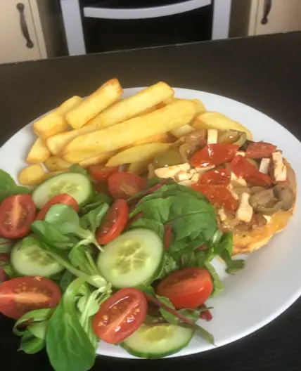Upside down savoury tarts