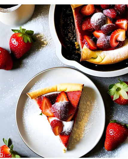 Strawberry Dutch Baby Pancake