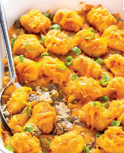 Tater Tot Hotdish