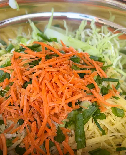 Cabbage pancakes or cabbage pizza - great for breakfast, lunch or dinner.