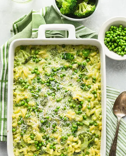 Green mac n cheese