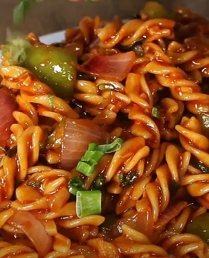 Soy sauce chinese pasta