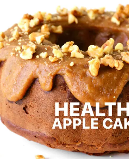 Healthy apple cake