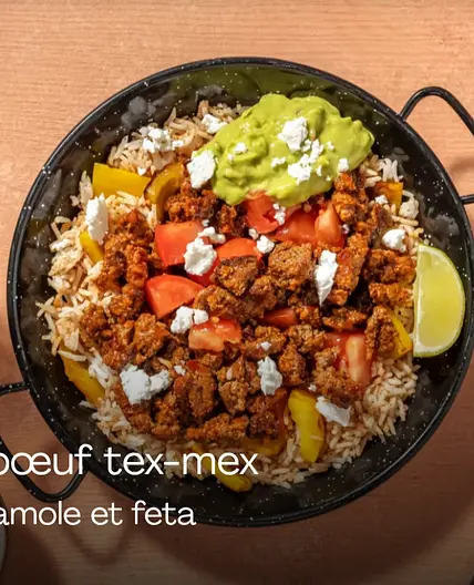Bols de boeuf Tex-mex