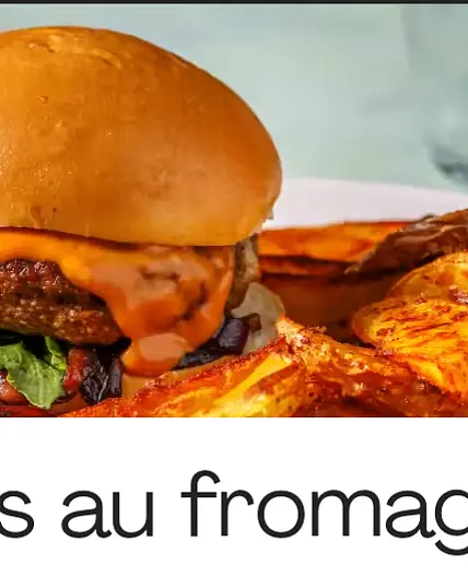 Burgers au fromage et au bœuf fumé