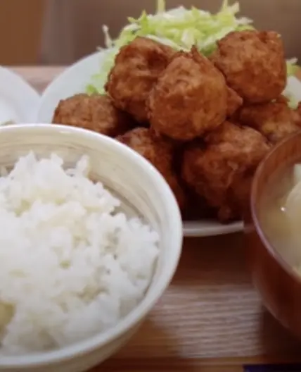 Tofu and Chicken Fried Meatballs