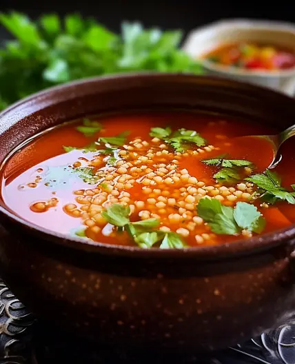 Pearl Couscous Stew- Berkoukes